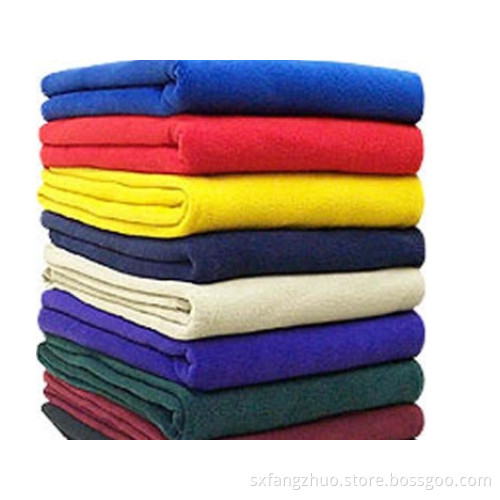 shaoxing fangzhuo factory directly cheap plain style polar fleece blanket